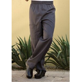 Brown Cargo Chef Pants with 2" Elastic Waist and Towel Loop